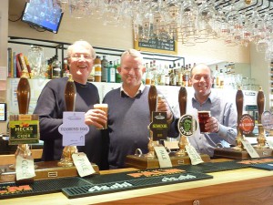 Grant Cook and his staff at Sandford Park Alehouse, Cheltenham